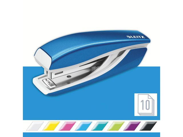 Stiftemaskin Leitz Wow Mini 10A Blå