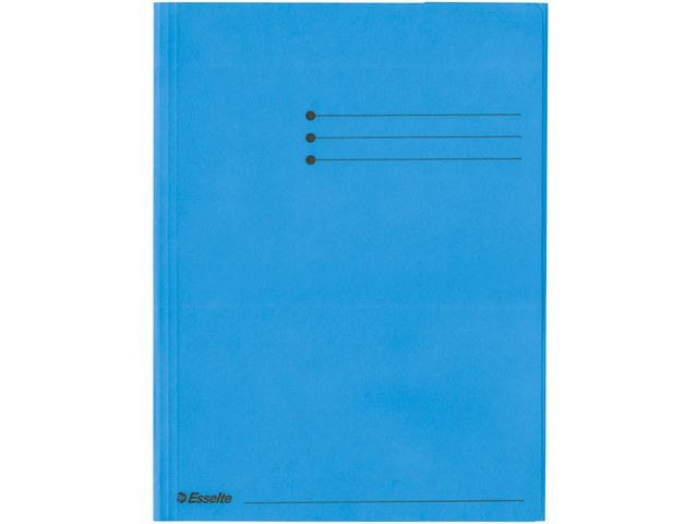Klaffmappe Esselte A4 Krt 3 Klaff Blå (25 stk)