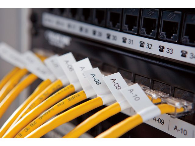 Tape Dymo Rhino Vinyl 9Mm X5,5M Sort/Hv.