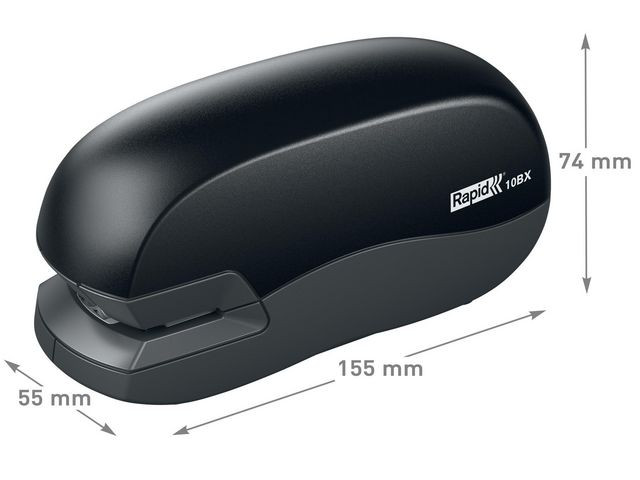 Stiftemaskin Rapid 10Bx Batteri 10A Sort