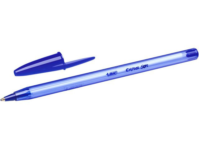 BildeKulepenn Bic Cristal Soft Blå (50 stk)