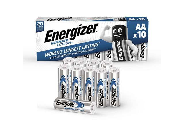 BildeBatteri Energizer U.lithium Aa/L91 (10 stk)