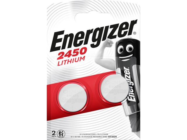 BildeENERGIZER Batteri CR2450 Lithium 2-pack