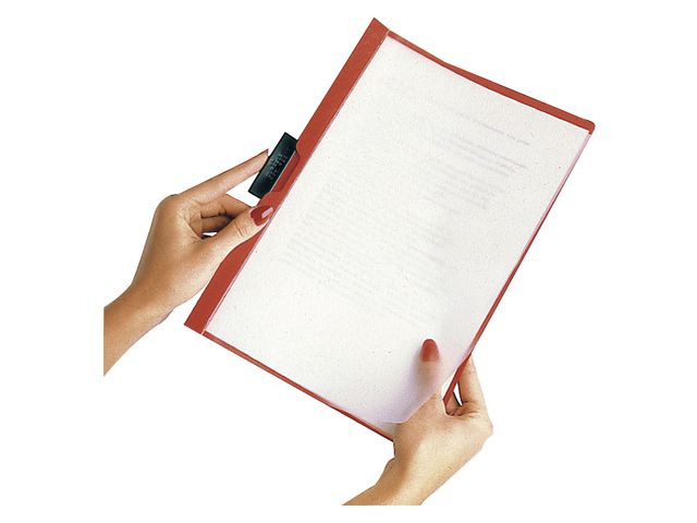 Klemmappe Duraclip A4 60 Ark Hvit