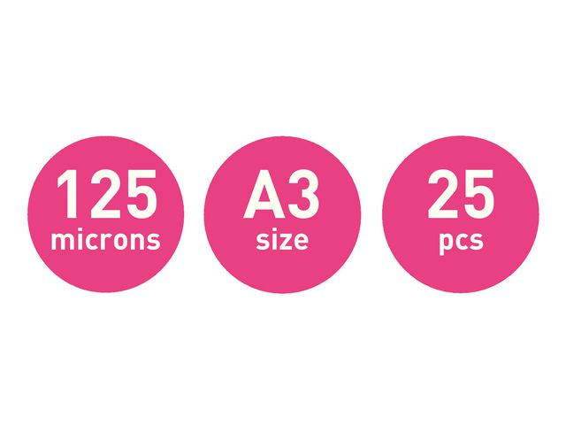 Lamineringslomme Leitz A3 Udt 125My (25 stk)