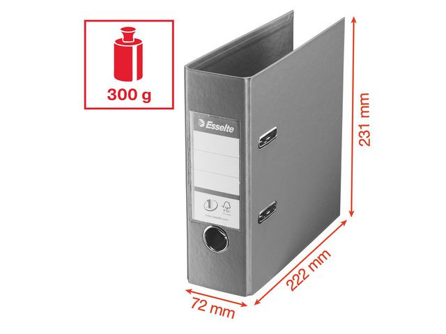 Brevordner Esselte No1 A5 75Mm Sk. Blå