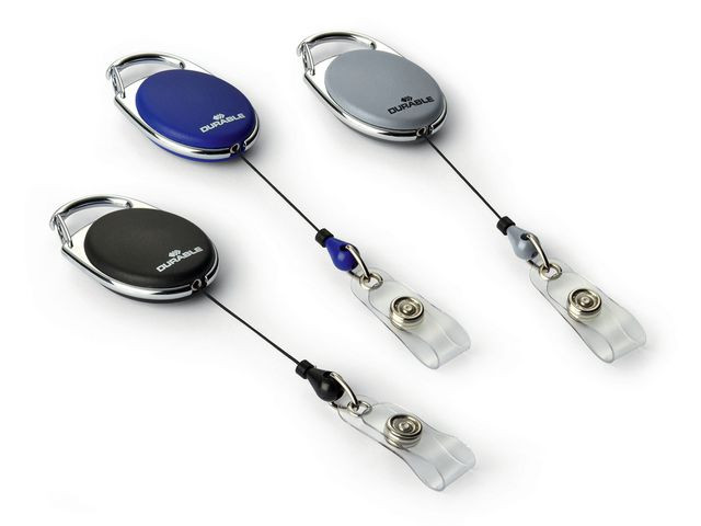 Snelle Durable Metallclip Blå (10 stk)