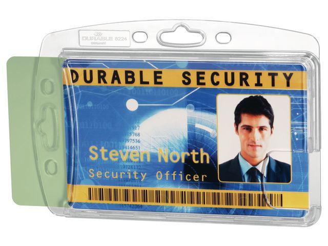 Kortholder Durable For 2 Kort Trans (10 stk)