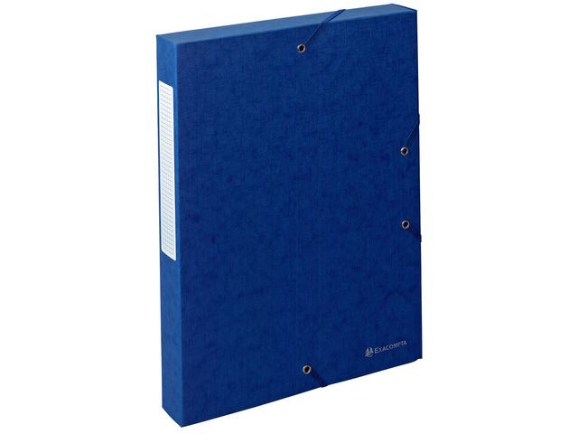 Strikkboks Exacompta 40Mm 600G Blå