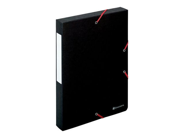 Strikkboks Exacompta 40Mm 600G Sort