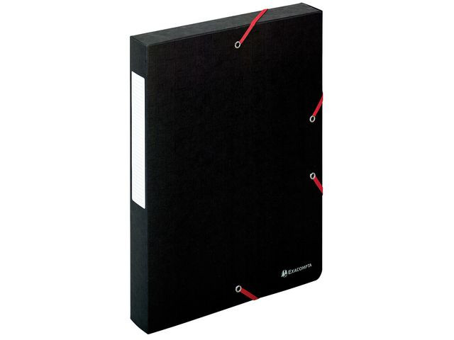 Strikkboks Exacompta 40Mm 600G Sort