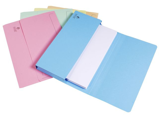 Dokumentmappe Exacompta A4 210G Ass (10 stk)