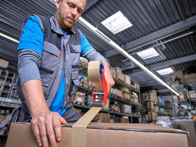 Emballasjetape Tesa Ultra 50Mmx66M Brun (6 ruller)