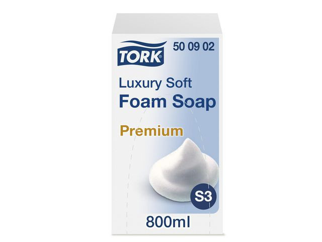BildeSkumsåpe Tork Premium Luksus S3 0,8L