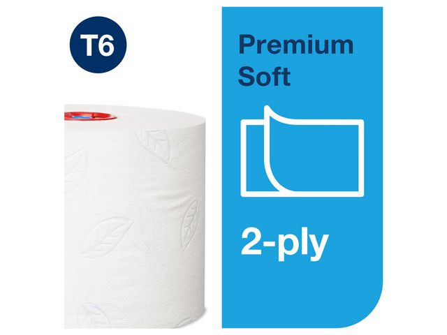 Toalettpapir Tork Premium 2L T6 90M (27 ruller)