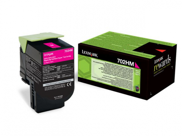 LEXMARK Toner 70C2HM0 Magenta High Yield Return