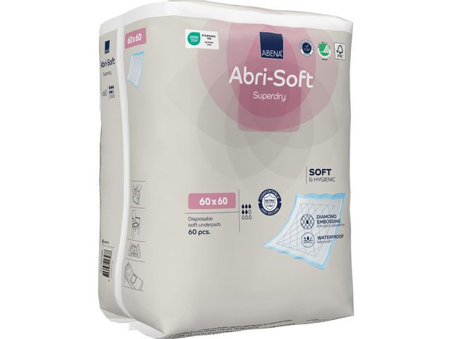 Sengebeskytter Abena Abri-Soft 60X60 (60 stk)