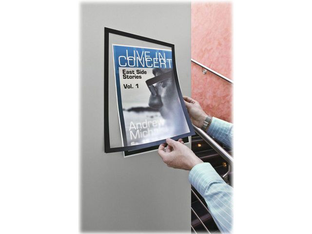 Ramme Duraframe A3 Magnet Sort (2 stk)