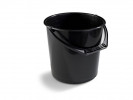 Bøtte Plast 10L Sort