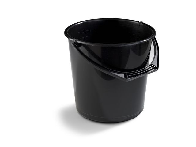 BildeBøtte Plast 10L Sort