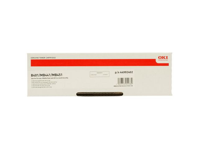 BildeToner Oki B401/Mb441/451 Sort