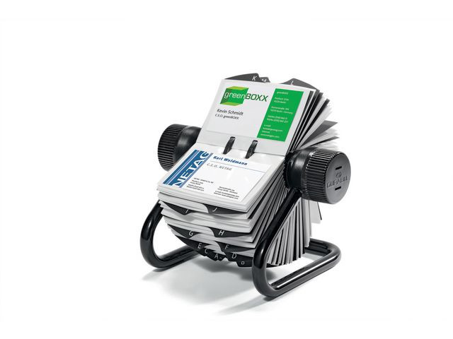 BildeVisittkortholder Rolodex 400Kort Sort