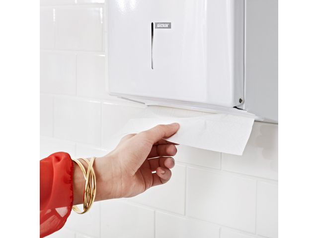 Dispenser Katrin Tørkeark Metall Hvit