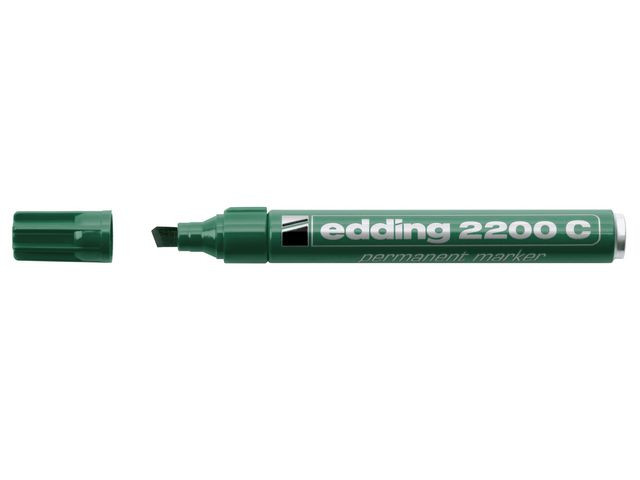 BildeMerkepenn Edding 2200 Skrå Grønn (10 stk)