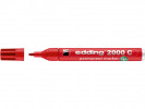 Merkepenn Edding 2000 Rund Rød (10 stk)