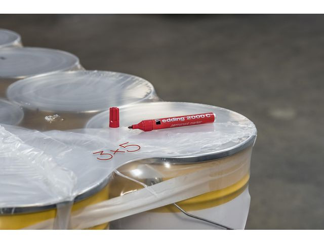 Merkepenn Edding 2000 Rund Sort (10 stk)