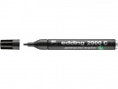 Merkepenn Edding 2000 Rund Sort (10 stk)