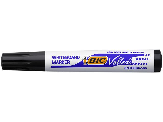 Whiteboardpenn Bic Velleda 1701 Rundsort (12 stk)