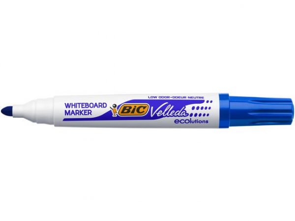Whiteboardpenn Bic Velleda 1701 Rund Blå (12 stk)