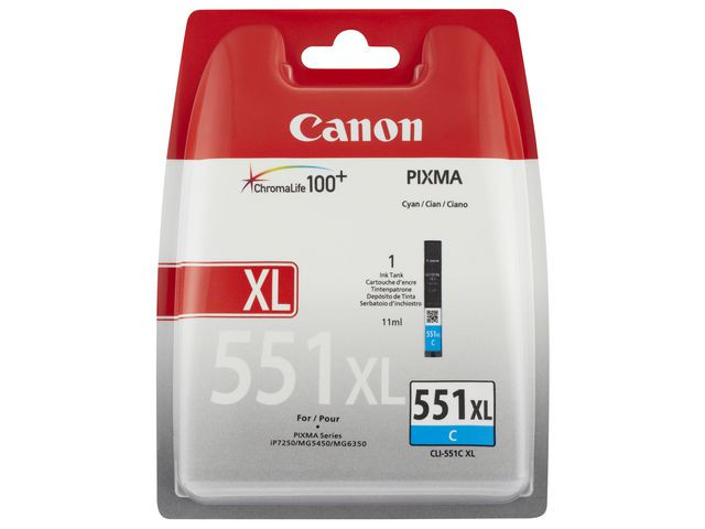 BildeCANON Ink 6444B001 CLI-551XL Cyan