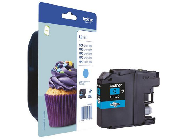 BildeBROTHER Ink LC123C LC-123 Cyan
