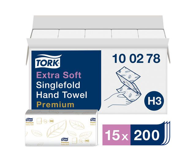 BildeTørkeark Tork Prem Singlef 2L H3 (3000 stk)