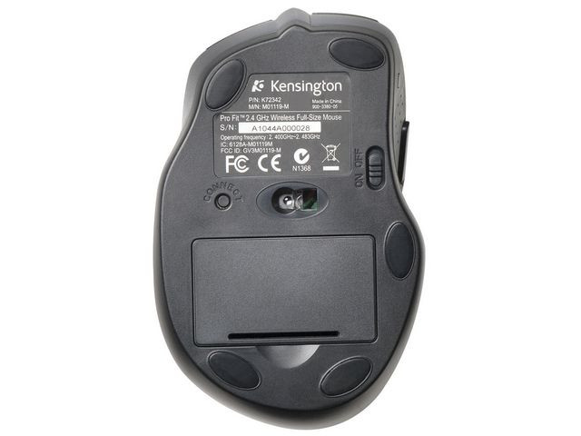 Mus Kensington Pro Fit Stor Trådløs