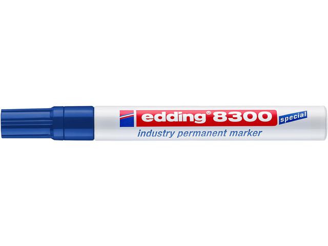 Merkepenn Edding 8300 Blå (10 stk)