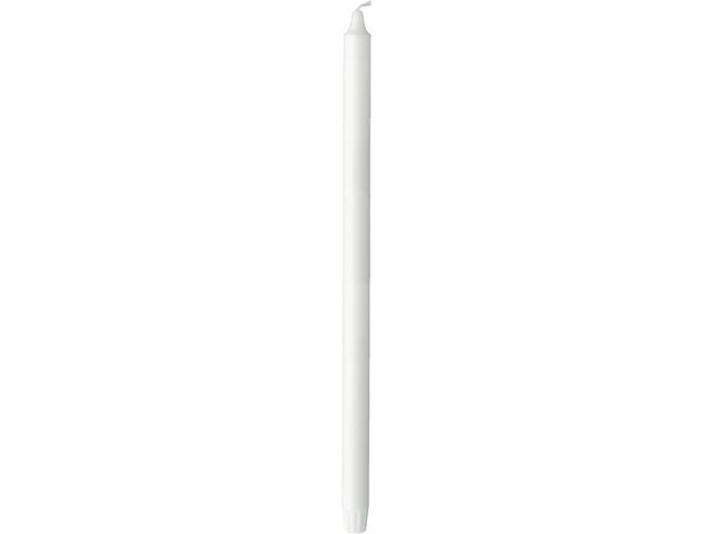 Kronelys Duni 35Cm Hvit (10 stk/pk, 8 pakker)