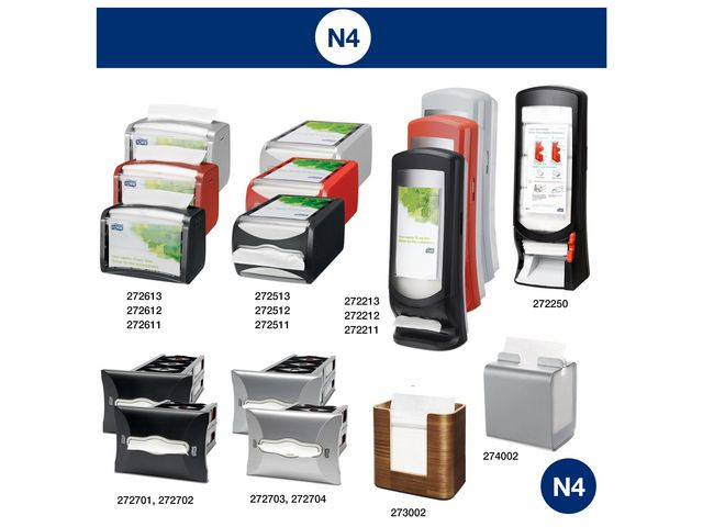 Dispenserserviett Tork N4 1L Hvit (1125 stk)