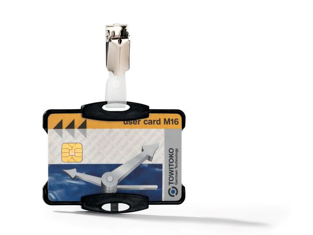 Kortholder Durable Med Klips Enkel (25 stk)