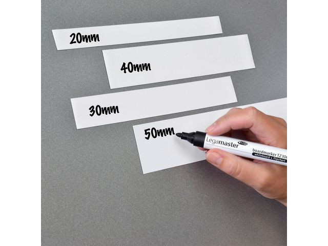 Magnetbånd Legamaster 30Mmx3M Hvit