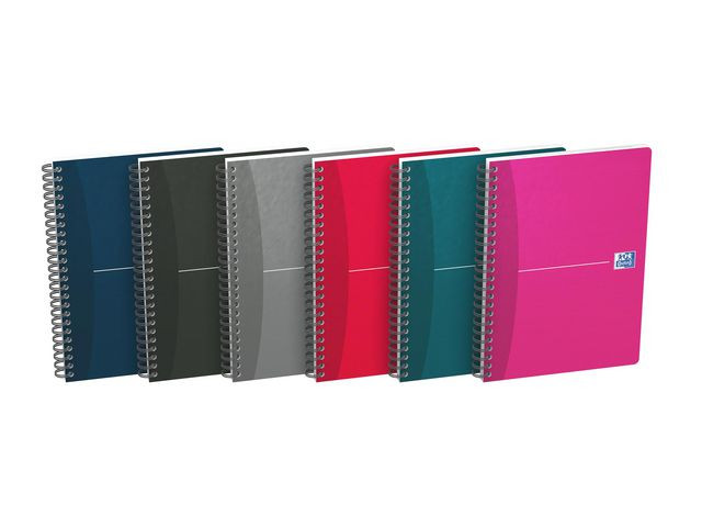 BildeNotatbok Oxford Essentials A5 Linjer Ass (5 stk)