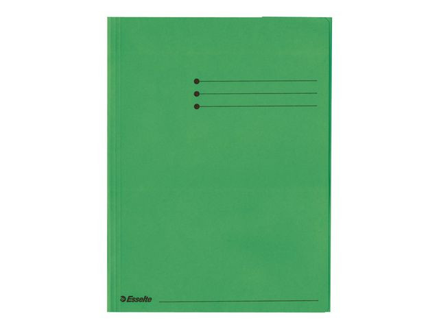 Klaffmappe Esselte A4 Krt 3 Klaff Grønn (25 stk)