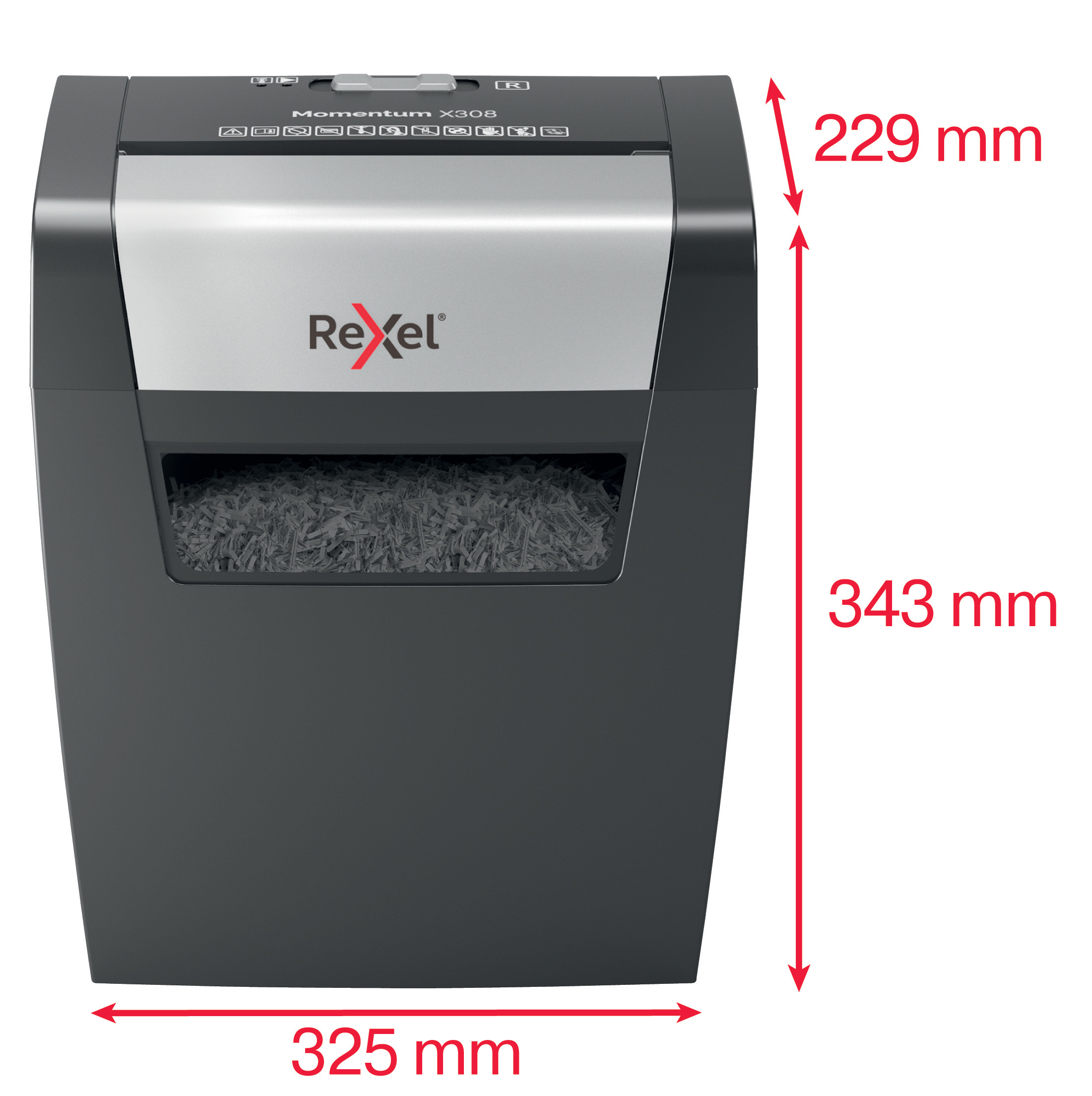 Makuleringsmaskin Rexel Momentum X308 P3