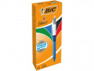 Kulepenn Bic 4 Farger M Grip (12 stk)
