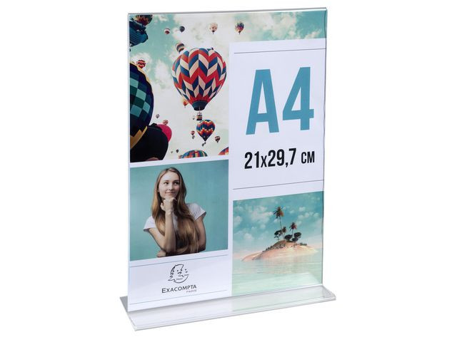 Menyholder Exacompta Rett Klar A4