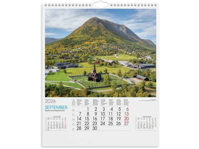 Billedkalender Grieg 2026 Norge