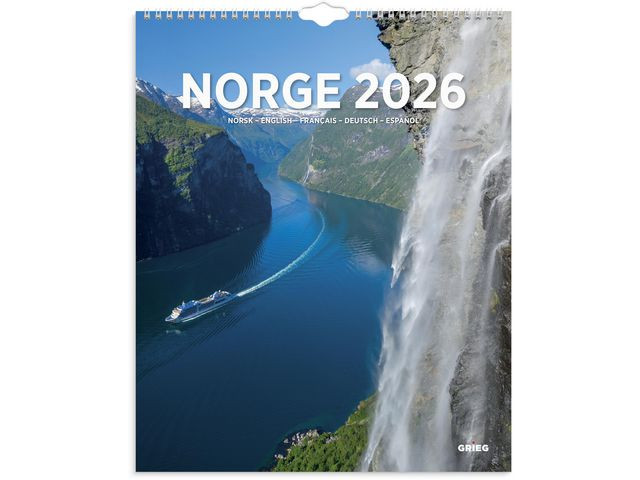 BildeBilledkalender Grieg 2026 Norge