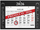 Magnetkalender Grieg 2026 Primstav Sort